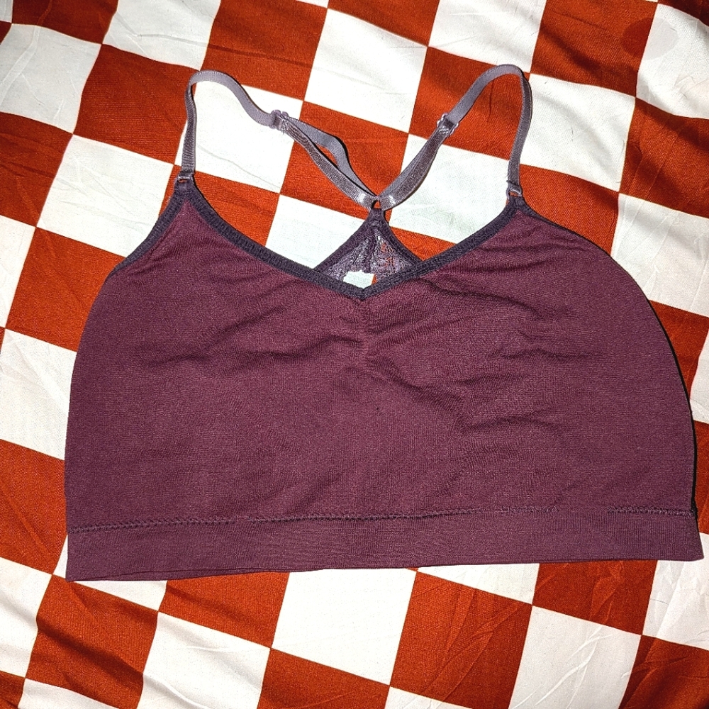 Purple Lace Razorback Bralette